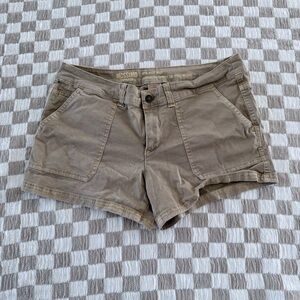 Mossimo Supply Co. Women's Tan Mid Rise Midi Shorts Size 10
